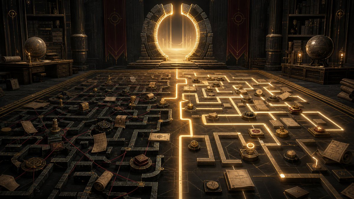raidguildish's tweet photo. CLOSING RITE: before the Portal opens Wednesday, June 3, one last signal.

RaidGuild has always been more than a feed: people, projects, proposals, meetings, and lore moving through the same maze.

The next spell is simple.

Make the maze legible. https://t.co/WsHM4FrVum