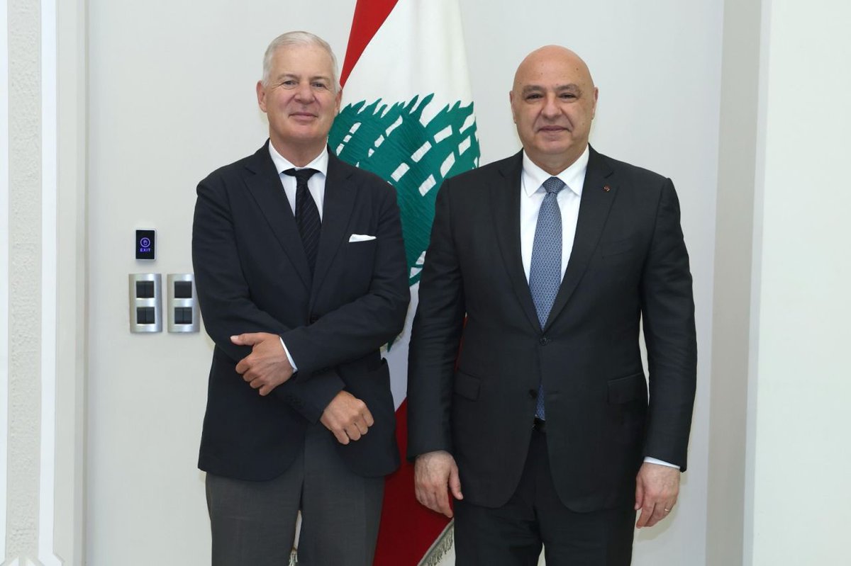 ICCSecGen's tweet photo. I was honoured to meet the Lebanese President Joseph Aoun and Prime Minister Nawaf Salam.

Inspiring to spend time with the amazing and resilient Lebanese 🇱🇧 private sector and express the solidarity of our global network. @iccwbo https://t.co/gY1M0WWR7x