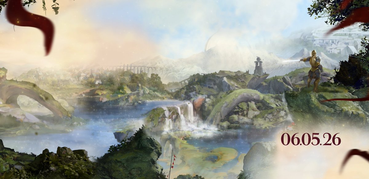 The_Noxxi's tweet photo. idk if anyone made a full pic of the teaser, but I stitched it together from the frames, tried to remove most of the foreground rocks as it's all parallax effect https://t.co/mZQlJ7t2kw
