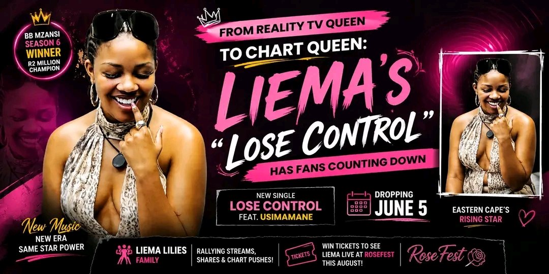 Thabang340936's tweet photo. Kancane kancane, look how far Liema has come. So proud to witness the journey.From dreams to reality. From hope to purpose. Liema is truly walking in her season and it's beautiful to watch. 

LOSE CONTROL COUNTDOWN 
LLF BUY LIEMA SONGS
#LiemaNewMusic
#LiemaPantsiTheArtist https://t.co/LjMfonYkYA