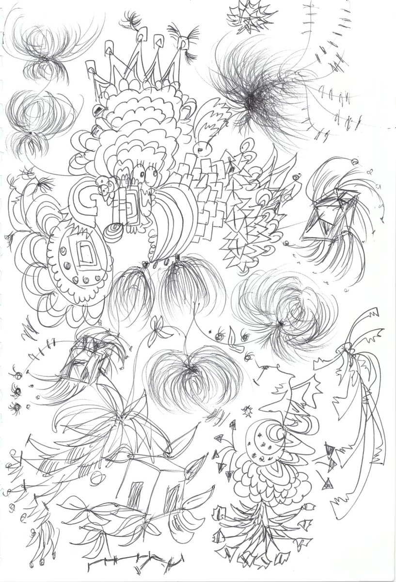 IRORONA_jp's tweet photo. An ecosystem of dancing dreams.
－－－－－
踊る夢の生態系

#Art #Illustration #Drawing #SurrealArt #IRORONA #落書き https://t.co/pbl378XFu5