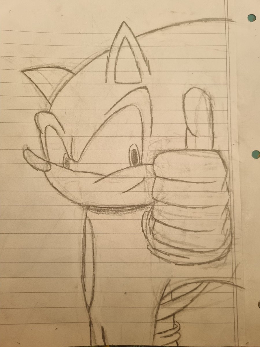 SpCat5715's tweet photo. I think I still can improve it but looks better than my last sonic https://t.co/4Uk8tL1EmB