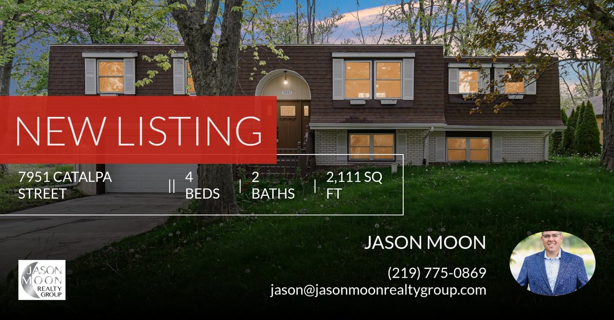 moonjaker's tweet photo. ✨ Hot on the Market!
A fresh new listing just dropped — and it won’t last long. Contact me at (219) 775-0869 or DM for more info. Please share with anyone you know who’s looking!

Jason Moon Realty Group
Trueblood Real Estate
... https://t.co/lutSAITrev https://t.co/TsySJpcWu3