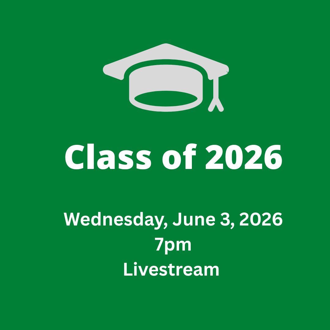 ValpoHS411's tweet photo. Please use this link for the livestream for the VHS Class of 2026 Graduation Ceremony which will take place on Wednesday, June 3, 2026 at 7pm(CST).
https://t.co/KDQlBg83ae https://t.co/Plvv1Jss0O