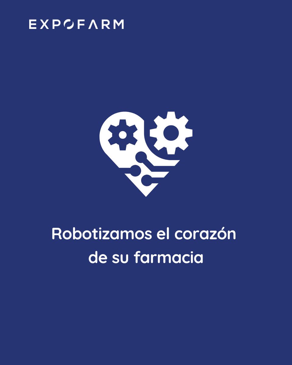 Expofarm's tweet photo. 🔹En Expofarm le ayudamos a descubrir cual es el robot de ideal para su farmacia. 🤖

¡𝐏í𝐝𝐞𝐧𝐨𝐬 𝐩𝐫𝐞𝐬𝐮𝐩𝐮𝐞𝐬𝐭𝐨 𝐠𝐫𝐚𝐭𝐢𝐬 𝐲 𝐬𝐢𝐧 𝐜𝐨𝐦𝐩𝐫𝐨𝐦𝐢𝐬𝐨! y le ayudaremos a descubrir todas las opciones para robotizar su farmacia

 https://t.co/2LAj84301B

#expofarm https://t.co/QHsovmOk35