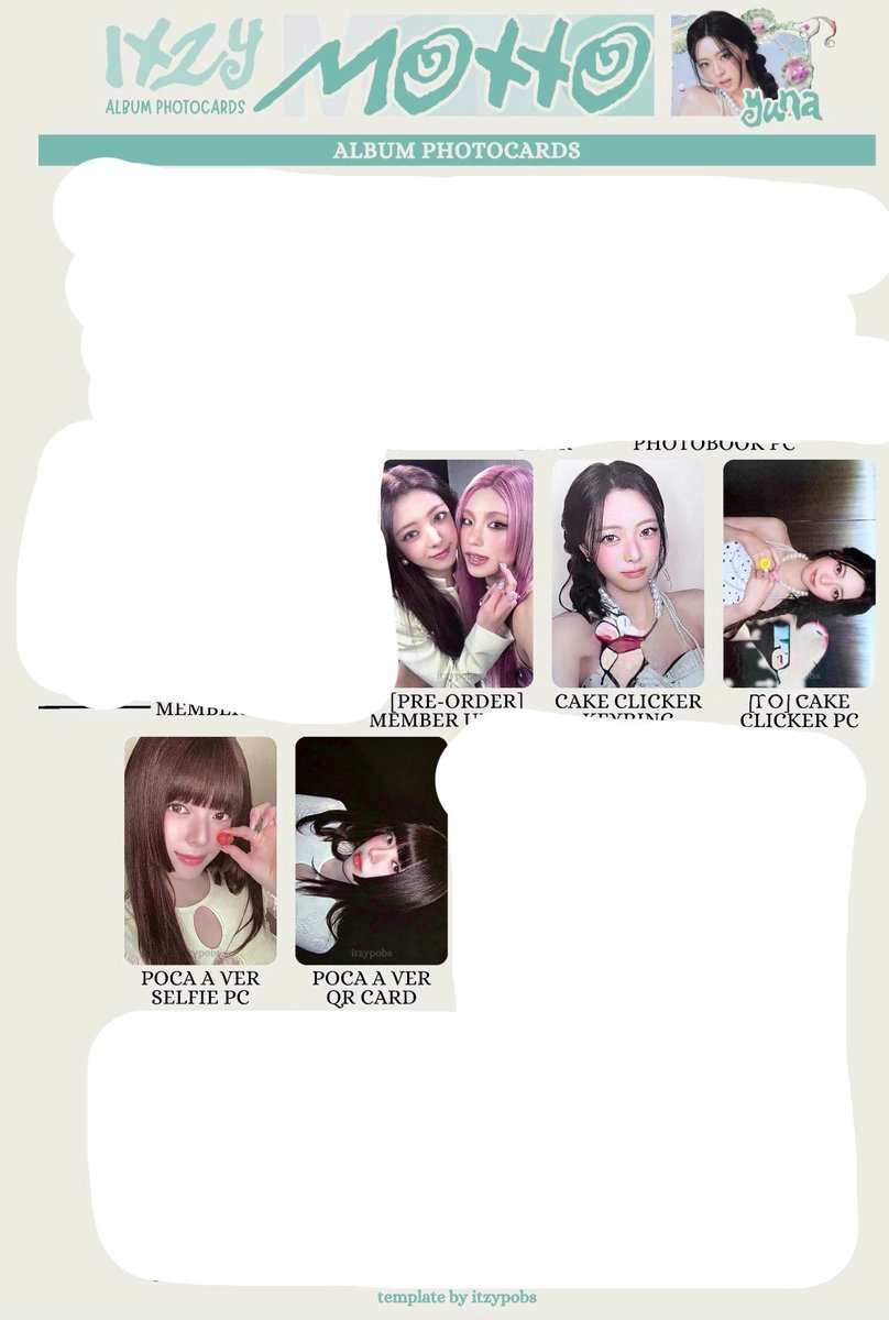 _s2_chipi_s2's tweet photo. ITZY MOTTO 交換

【求】ユナ(2枚目消えてないもの)
【譲】イェジ リア リュジン チェリョン

同種優先(所持済のものは異種◎)
郵送希望(場所により手渡し可)
お心あたりの方お気軽にリプ又はDMお願いします

#ITZY交換 https://t.co/cGpzUaDnU1
