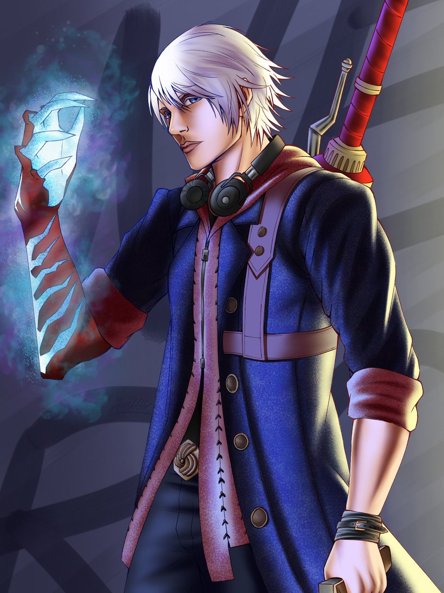 Linkillua's tweet photo. Process vs final of this Nero art https://t.co/F5dgt30LKt