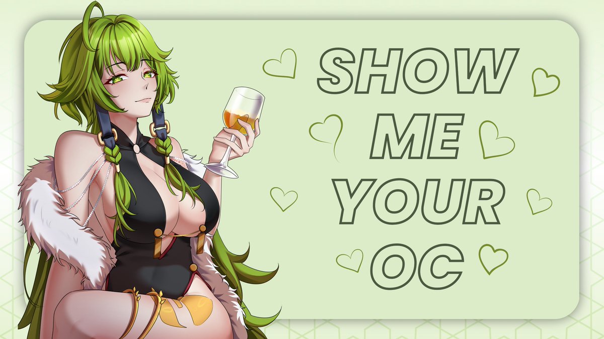 greenvielle's tweet photo. ✨VTubers &amp; Artists, SHARE YOUR OC!✨
---------------------------------
show me your favorite OC below👇 
NO AI🚫
#artshare #artmoots https://t.co/whgRAknWNs