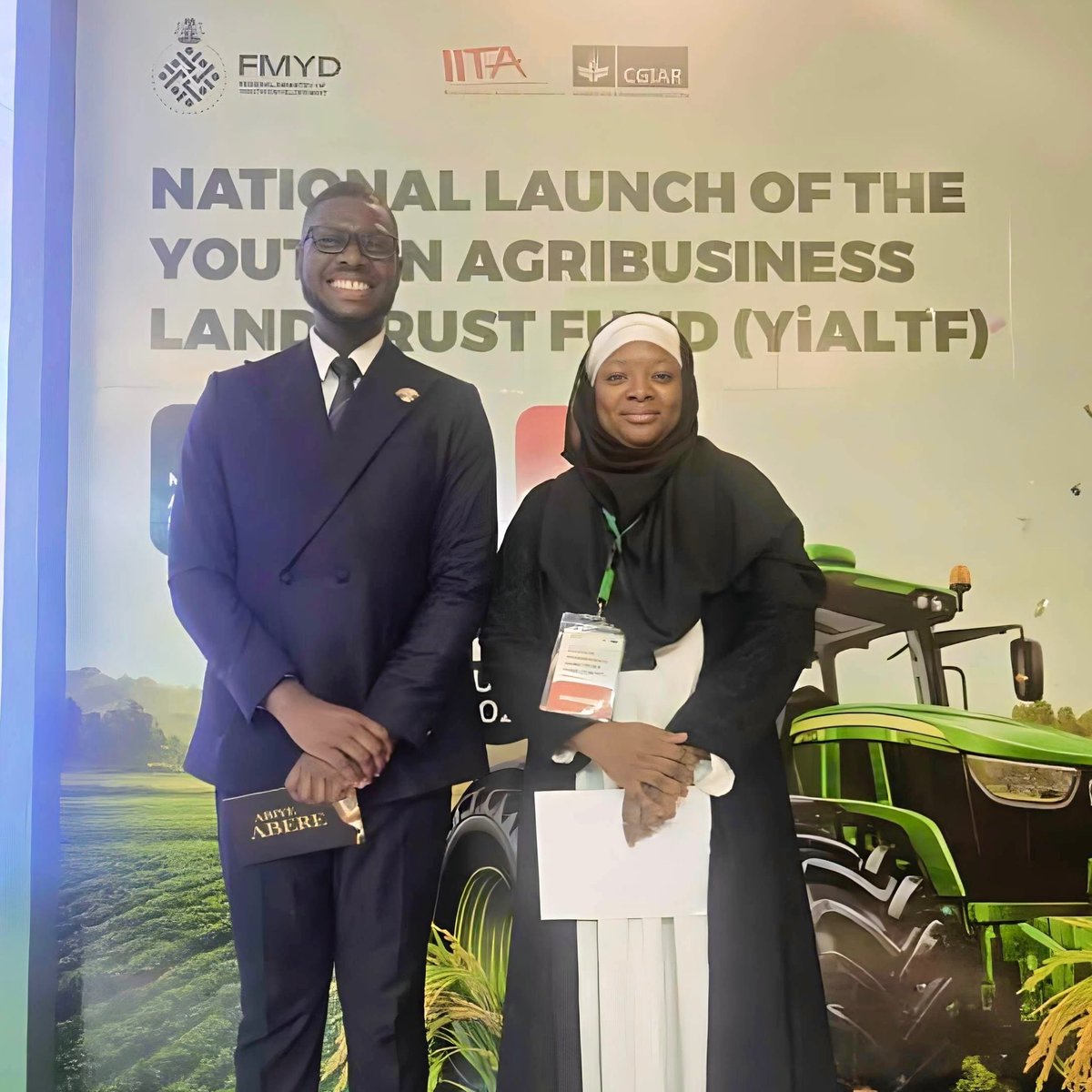 azeezat_yishawu's tweet photo. The launch of the Youth in Agribusiness Land Trust Fund (YiALTF), an initiative of FMYD aimed at connecting young Nigerians to opportunities in agriculture, agribusiness, and economic growth.
Read more; https://t.co/O4KWNZBvXu
#YiALTF #FMYD #Agribusiness #YouthEmpowerment https://t.co/u3E05OVPUx