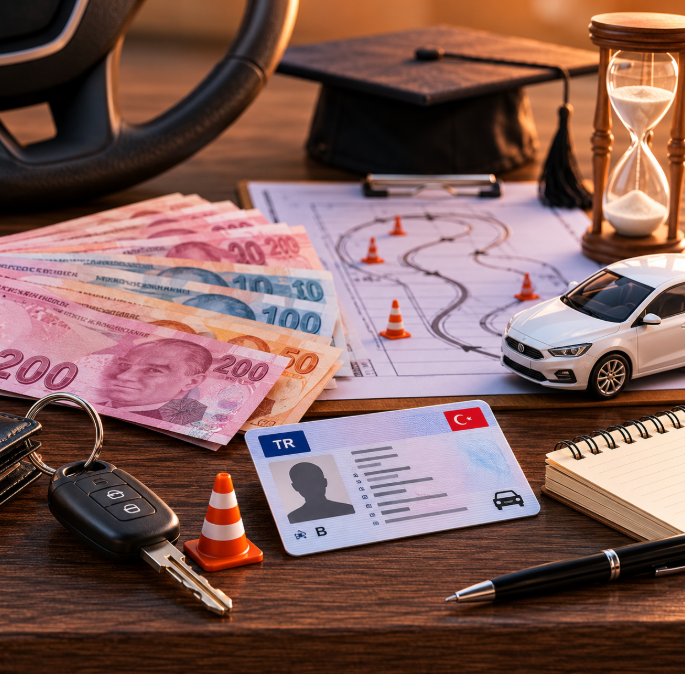Kayalyst's tweet photo. 🚗 B sınıfı ehliyetin 2026 güncel maliyeti :
📌 Kurs ücreti: 25.000 TL
📌 E-sınav: 1.250 TL
📌 Direksiyon sınavı: 2.800 TL
📌 Ehliyet harcı: 9.456,44 TL
📌 Değerli kâğıt bedeli: 2.366 TL
📌 Vakıf payı: 595 TL
📌 Sağlık belgesi: 312 TL
📌 Fotoğraf ücreti: 500 TL
💰 TOPLAM: ~42.279 TL
Artık ehliyet almak sadece “sınav geçmek” değil, ciddi bir bütçe işi haline geldi.
Sizce ehliyet maliyetleri makul mü, yoksa çok mu arttı? 🤔