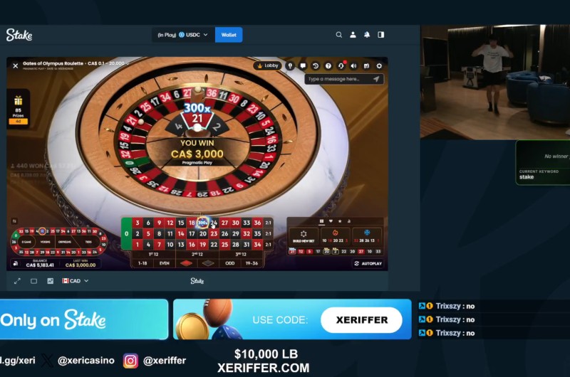 onlinecasino's tweet photo. 📷📷 Kick streamer @xeriffer turns C$20 into a staggering C$4,500 with back-to-back multiplier wins (300x & 150x) on Gates of Olympus Roulette at @Stake! Luck, skill, and big multipliers combined! 📷 #BigWin #Roulette #CasinoWins #StakeCom
https://t.co/e5DgoXzFIL https://t.co/rLiqS4wuQz