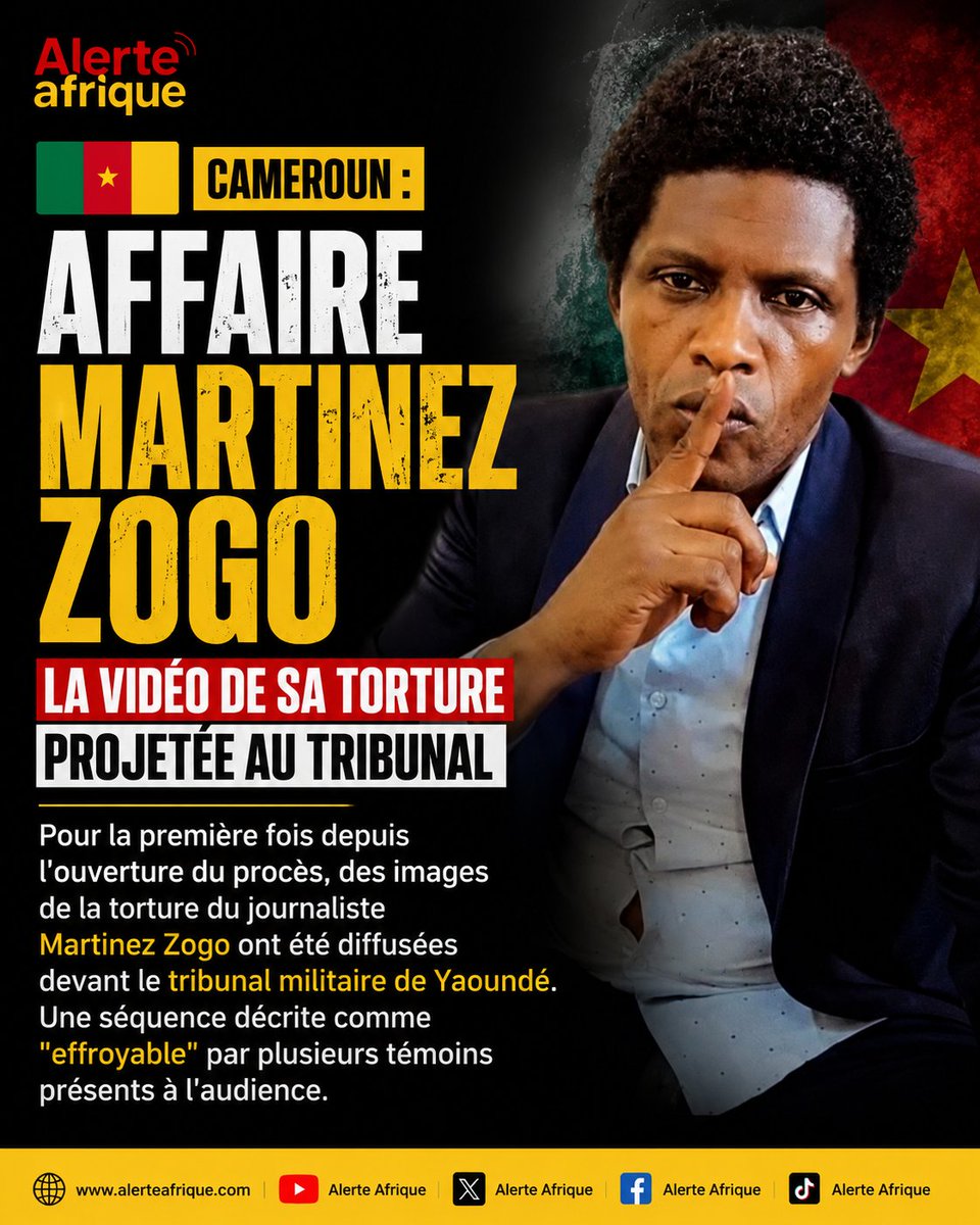 KNbeuka's tweet photo. Plus de trois ans après l'assassinat du journaliste d'investigation Martinez Zogo, le procès connaît un tournant majeur. 
#MartinezZogo #Cameroun #Justice #AlerteAfrique #Actualite https://t.co/O5jScrLYvv