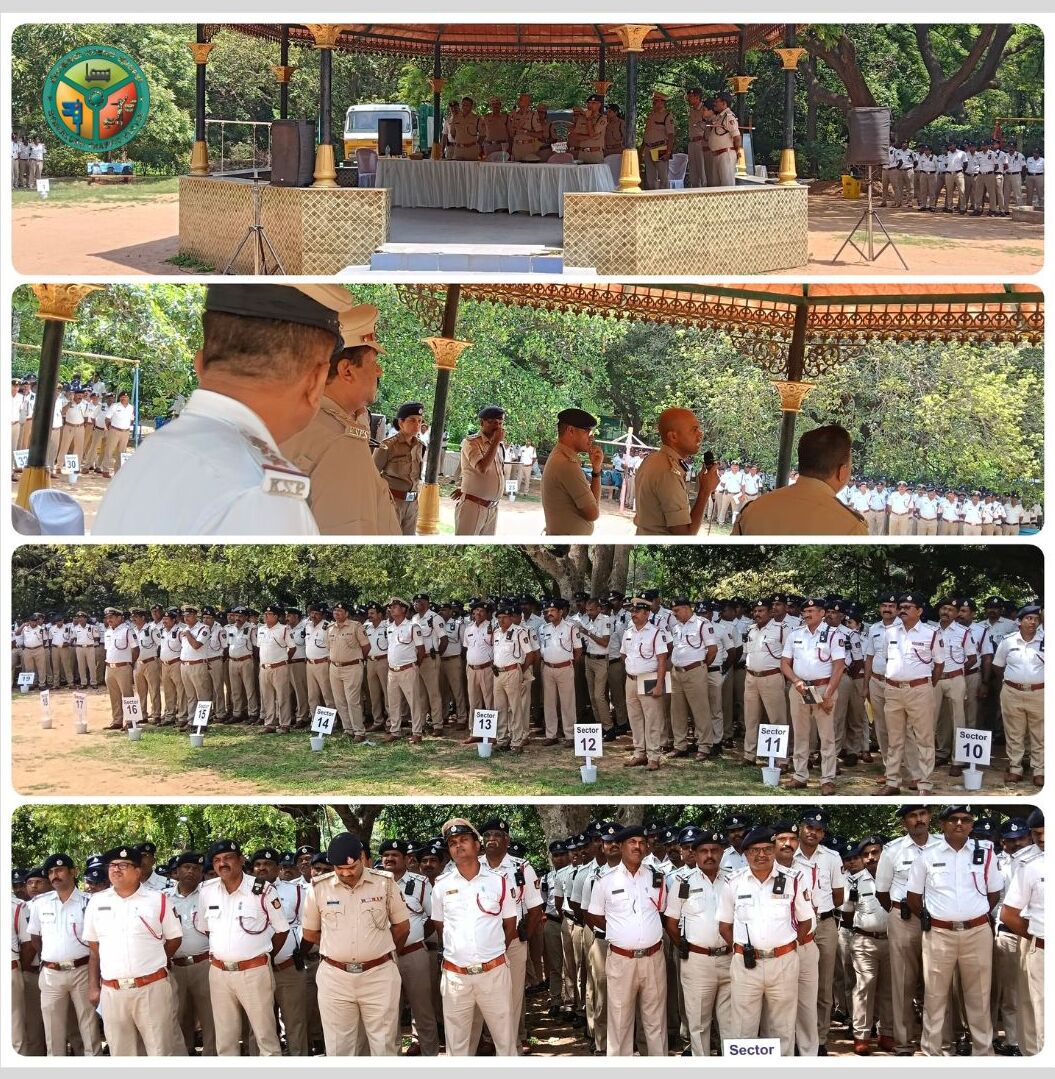 DCPTrWestBCP's tweet photo. ಈ ದಿನ ದಿನಾಂಕ:03.06.2026 ರಂದು ನಡೆಯುವ ಮುಖ್ಯಮಂತ್ರಿ ಪ್ರಮಾಣವಚನ ಸ್ವೀಕಾರ ಕಾರ್ಯಕ್ರಮದ ಪ್ರಯುಕ್ತ ಬಂದೋಬಸ್ತ್ ಕರ್ತವ್ಯಕ್ಕೆ ನಿಯೋಜಿಸಿರುವ ಅಧಿಕಾರಿ ಮತ್ತು ಸಿಬ್ಬಂದಿರವರುಗಳಿಗೆ ಸೂಕ್ತ ಸಲಹೆ ಮತ್ತು ಸೂಚನೆಗಳನ್ನು ನೀಡಲಾಯಿತು. https://t.co/V2EaYfm5TS