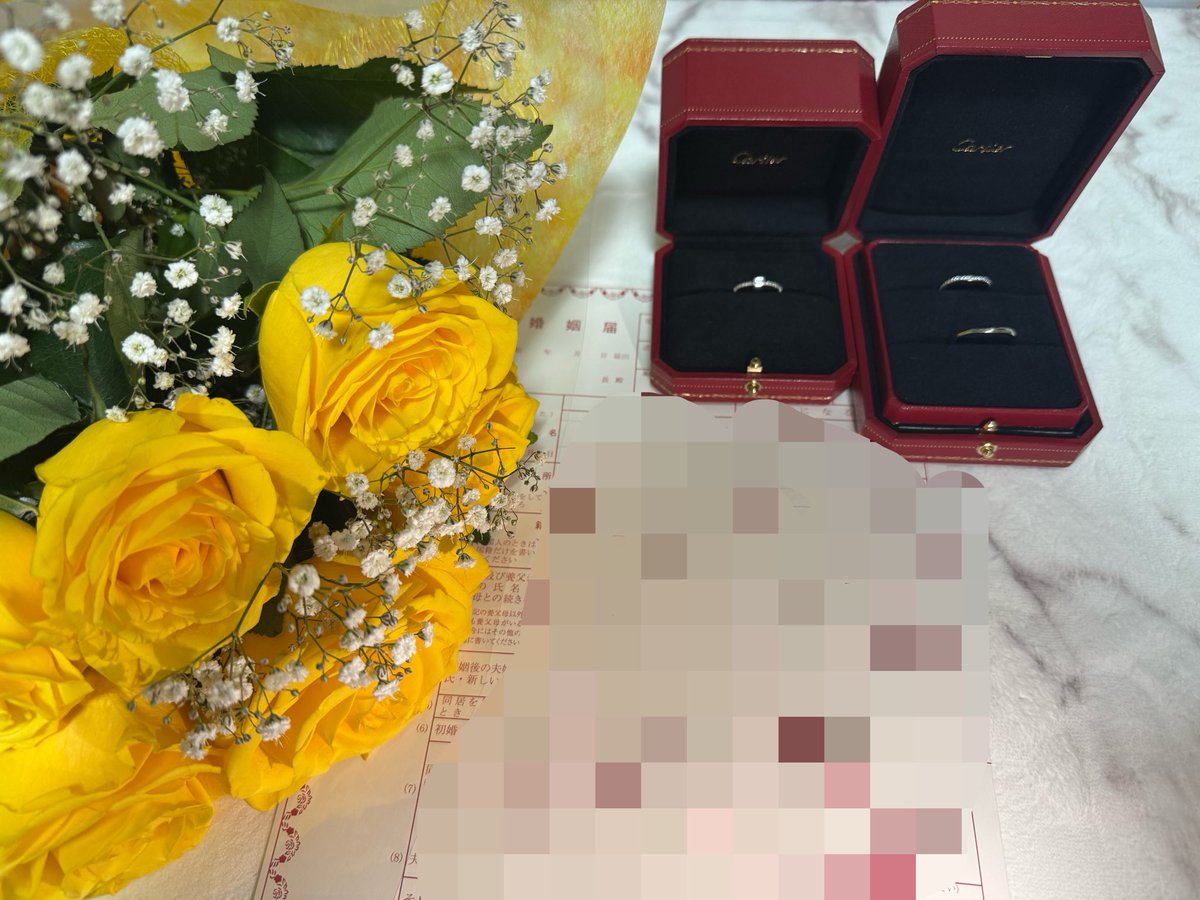 HORIRANKA's tweet photo. 結婚したーーー！ https://t.co/XmsoYIr7SZ