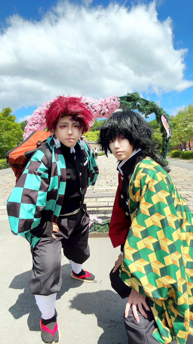 tanukiti0211's tweet photo. #明治村 
 #明治村コス
 #竈門炭治郎コスプレ 
 #鬼滅の刃コスプレ 

善逸のパパちドリンク良き🙆‍♀️
善逸のドリンクぱちぱちしてびっくりした！！ https://t.co/eDUQ3ssOXk