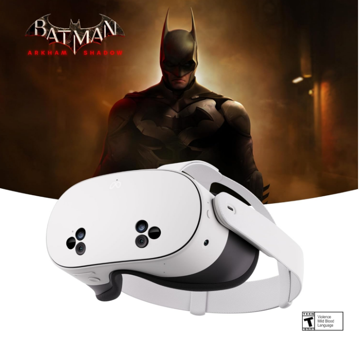 TechFocus002's tweet photo. 🎮 Meta Quest 3S 256GB – VR Powerhouse! ✨
✅ 33% More Memory 💾2X Graphical Power 🚀 –Wires-free immersion 🌌
✅ Includes Batman: Arkham Shadow 🦇  40 games 🎮
✅ Access to 40 Titles – Step into new worlds 🌍
Your gateway to next-gen VR! 🔥
#VRGaming　#FollowForFollow #GoodFind https://t.co/o224Y9zqxr