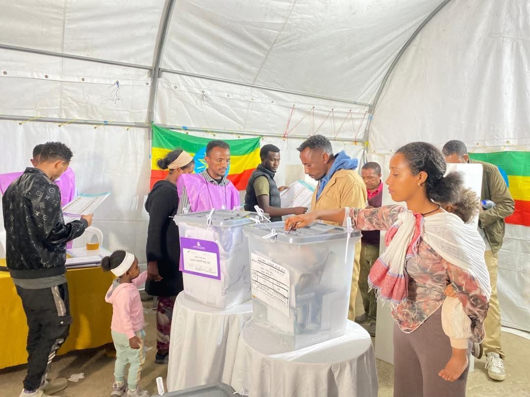 LydiaMas7's tweet photo. "Through this year’s election, Ethiopians have once again shown the world that they are a people with a rich culture, deep patriotism, and the ability to safeguard the common good."@AbiyAhmedAli
#EthiopianElection
#DimocracyinAction https://t.co/tVm1s7bZzv