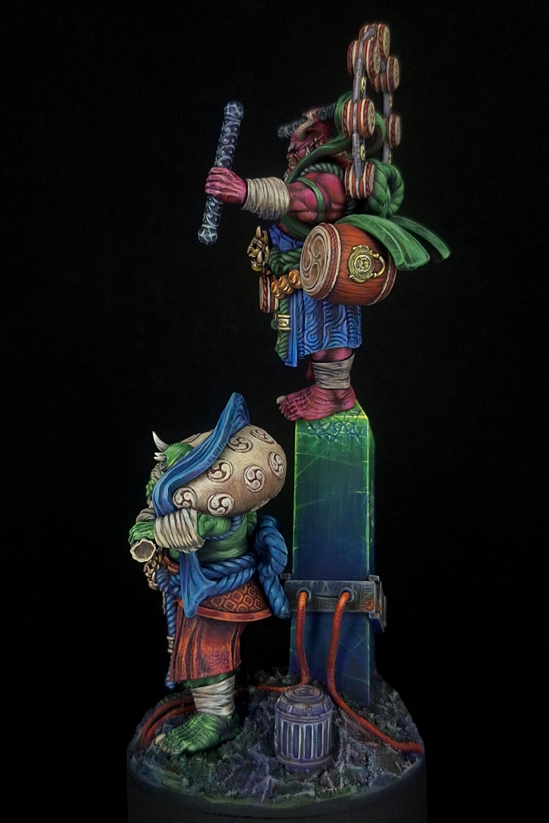 CatlordMini's tweet photo. Fujin &amp; Raijin - Completed photos
#miniaturepainting https://t.co/KJs250HIZn