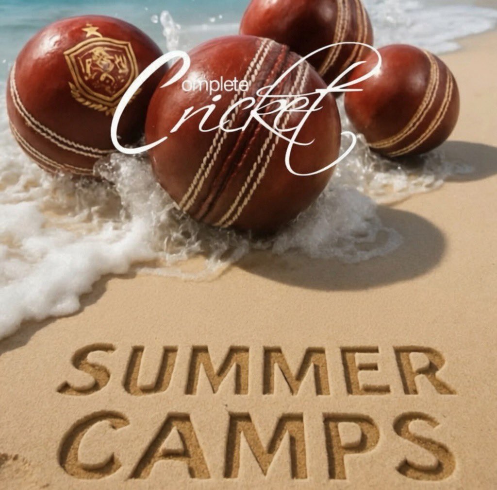 CompleteCricket's tweet photo. Complete Cricket Summer Camps

The Summer holidays are edging closer &amp; @CompleteCricket have camps running every week! 

To view our camps and book please visit ➡️ https://t.co/Yt6nF8yE1e https://t.co/XlrSSO5l6i