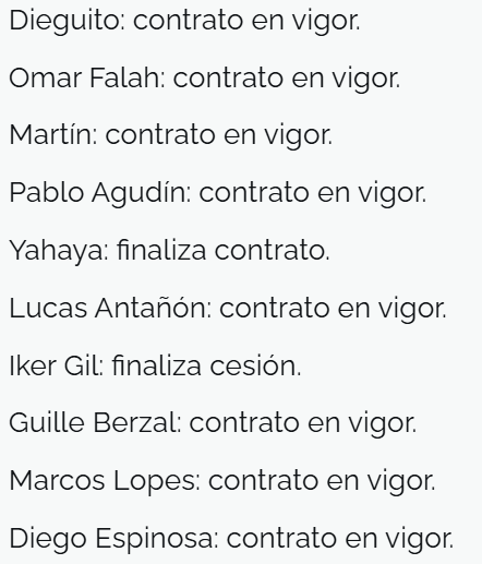 _RadioRO_'s tweet photo. OFICIAL.
Situación contractual de la plantilla del Vetusta. https://t.co/ft7DhtFo8B