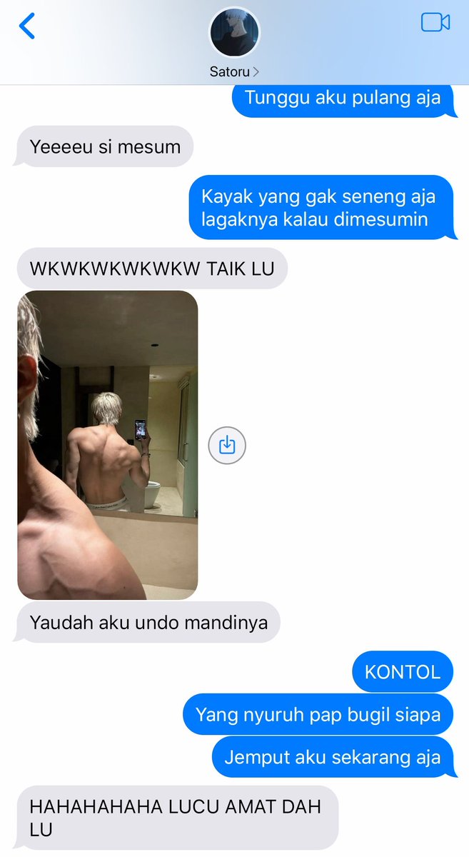 xjaamata's tweet photo. #satosugu lagi krn aku sayang satosugu https://t.co/PlBzqIeeDo