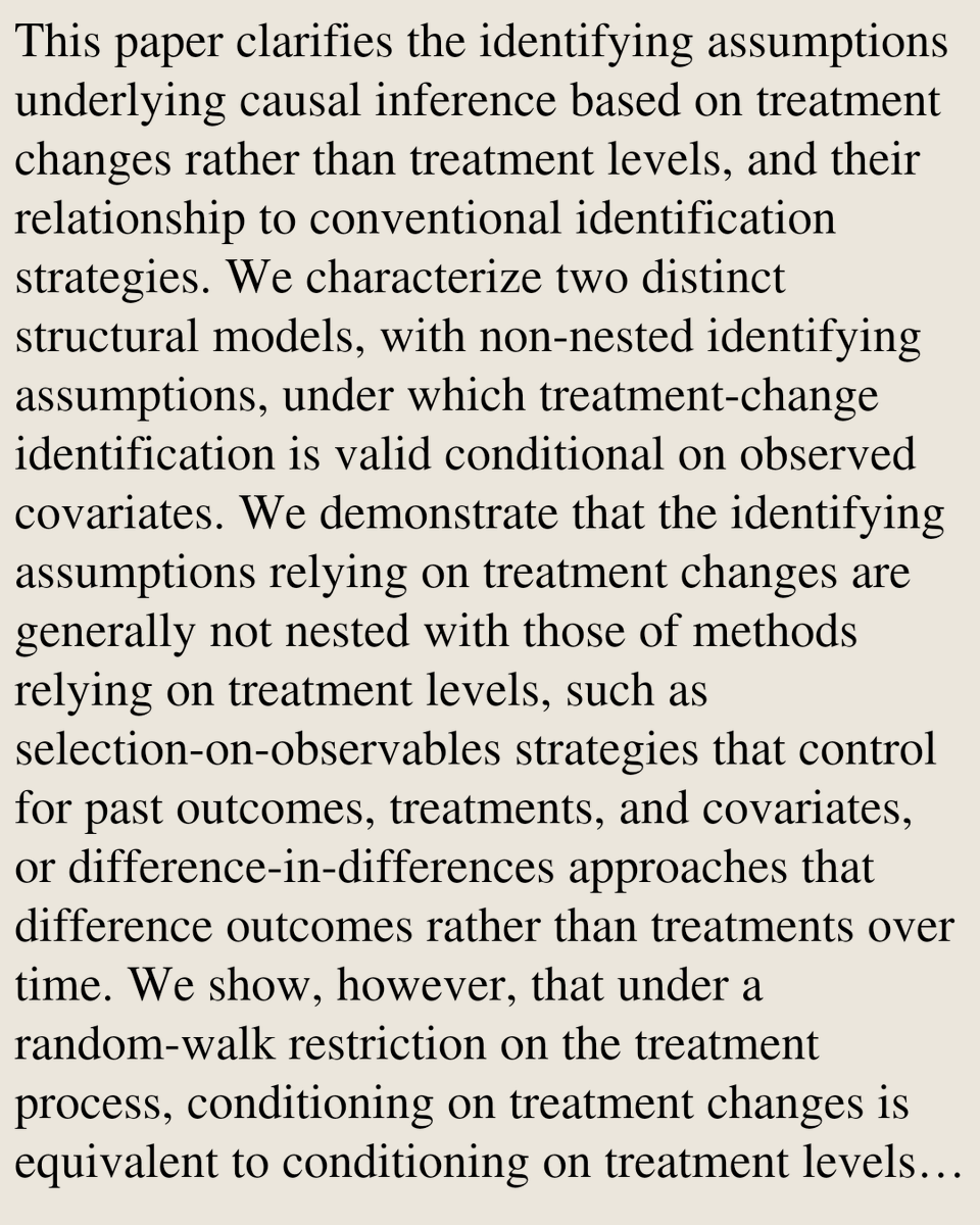 eBlogs's tweet photo. When Do Treatment Changes Identify Causal Effects?

Martin Huber
https://t.co/UqGGz65pt6 [𝚎𝚌𝚘𝚗.𝙴𝙼 𝚜𝚝𝚊𝚝.𝙼𝙴] https://t.co/c5eokeg89P