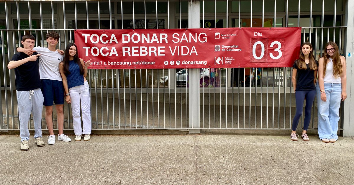 InsPereRibot's tweet photo. Demà no pots faltar. Campanya de @donarsang a l'@InsPereRibot de @VilassardeMar 
Us esperem de 9 a 14 h
Donar sang salva vides.
@vilassarradio @SSTTMVO https://t.co/KaygC73iLf