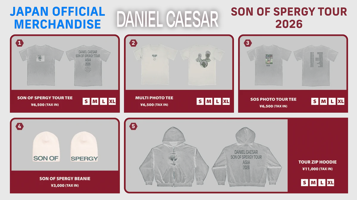 【新品】Daniel Caesar 来日公演Tシャツ（6/4東京国際フォーラム) Live Nation H.I.P. on X: 