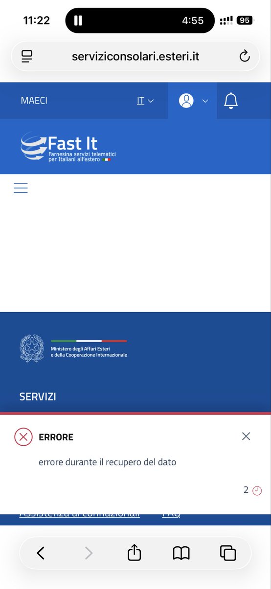 Angela3007's tweet photo. È passato più di un mese e la situazione è ancora questa. Può qualcuno informarmi di quando si risolverà? Non posso prendere appuntamenti, non posso neanche vedere lo stato della mia iscrizione, nulla. https://t.co/FpAiAcQswM