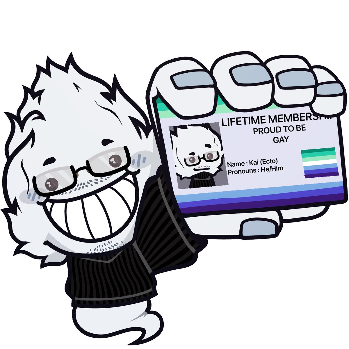 Silver_F0rest's tweet photo. Happy Pride Month!~
I did a little thing for my amazing boyfriend for this month hehe 
@thatkaiyousee https://t.co/SMv71byiYY