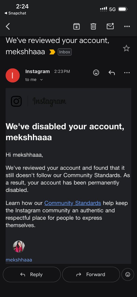 mekshhaaa's tweet photo. @Meta @InstagramComms @Creators
@instagram @mosseri @jagograhakjago 

I am extremely disappointed with how my Instagram account suspension has been handled.

The way this situation has been handled has caused significant emotional distress and stress.

My account was first suspended on 24 May 2026 for “account integrity” reasons. I immediately complied with every verification request made by Instagram, including:
• Government ID verification
• Selfie video verification
• Email verification
• Mobile number verification

After completing all of these checks, my account was restored the very next day.

Then, on 2 June 2026 at approximately 3:00 AM, my account was suspended again for the exact same reason.

Once again, I fully cooperated and completed every verification requested:
• Selfie video verification
• Email verification
• Mobile verification
• Passport submission

Despite providing extensive proof of my identity not once, but twice, I received an email around 2:30 PM stating that my account has been permanently disabled for violating Community Standards.

What Community Standards exactly? I have received no meaningful explanation, no specific violation, and no clarity regarding what I allegedly did wrong.

This is an account I have spent years building, creating content for, and investing my time and effort into. Having it permanently disabled without a clear reason is incredibly stressful and unfair.

To make matters worse, I purchased Meta Verified on another account specifically to access support and speak with an agent about this issue. However, the support page continuously shows an error and does not allow me to connect with anyone.

If I am paying for Meta Verified support, why am I unable to access the very support I paid for?

I am requesting a manual review of my account and a clear explanation of the alleged violation. At the very least, creators deserve transparency and access to the support services they are paying for.
