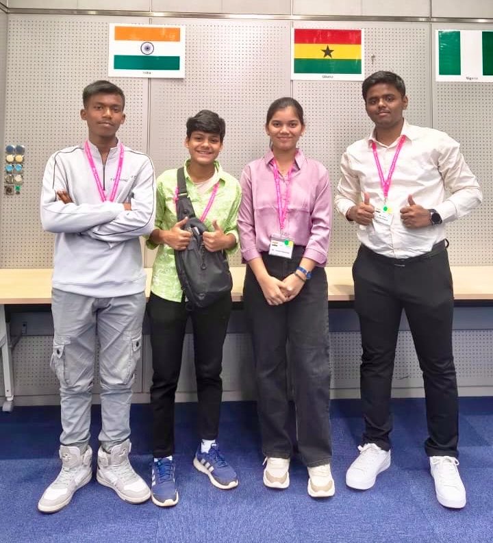 SMEOdisha's tweet photo. Four students from Odisha proudly represented India in the Sakura Science High School Programme (SSHP) 2026 in Japan from 21st to 31st May 2026.

Adyasha Panda (Sambalpur)
Shradhanjali Pattanayak (Keonjhar)
Shubham Nayak (Koraput)
Bishnu Prasad Jena (Khordha)

During the programme, the students visited Tsukuba and Asakusa, and participated in academic and cultural exchange activities at Shibaura Institute of Technology and Kashiwa Junior and Senior High School. The programme provided valuable exposure to scientific innovation, advanced technology, and Japanese culture, bringing pride to Odisha and inspiring young learners across the State.