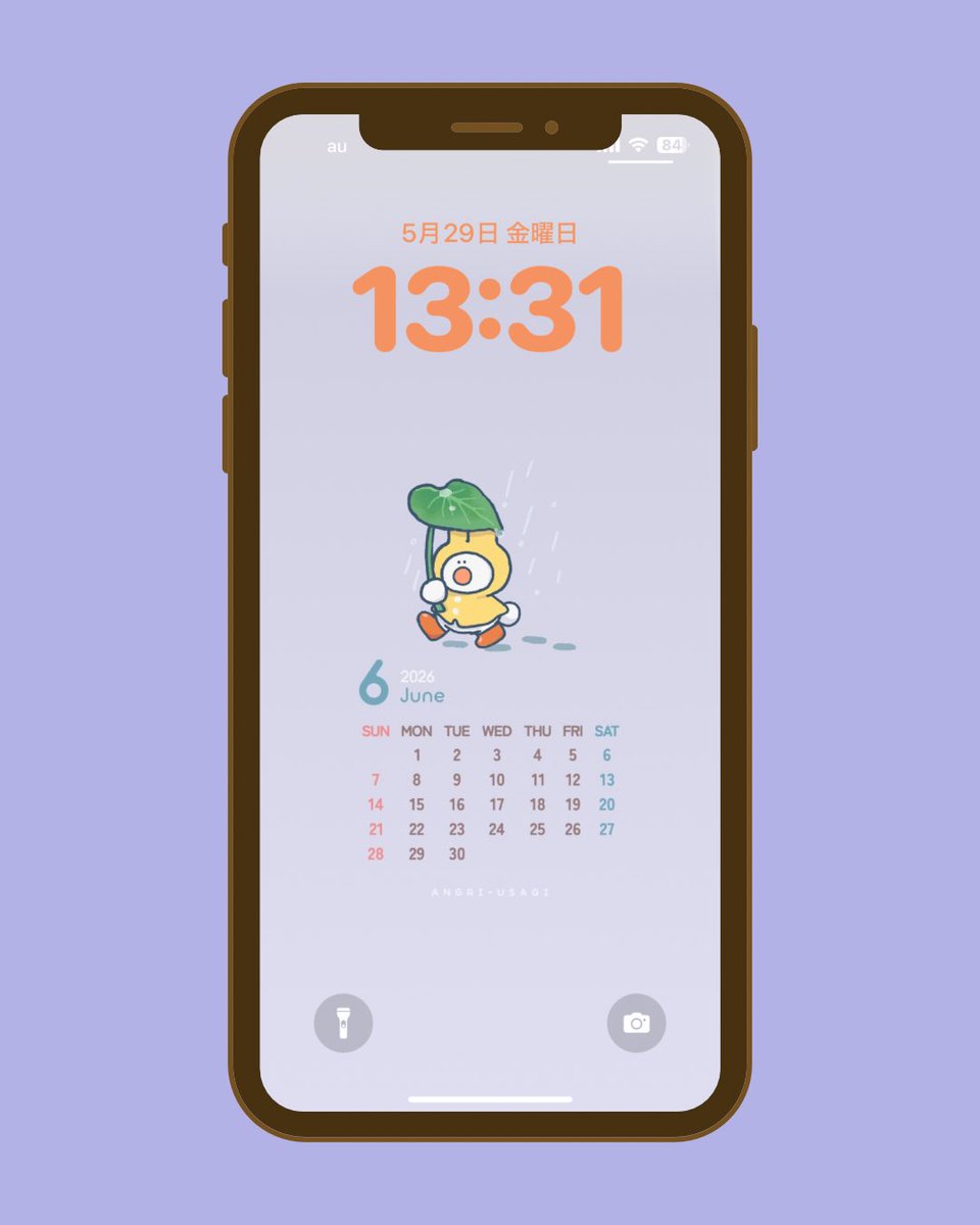 ur0x0's tweet photo. 【6月のカレンダー☔️】
ロック画面にどうぞ🙌
祝日がなく、梅雨で嫌われがちですが、紫陽花が綺麗な季節ですよ(小声) https://t.co/bGLdzRFBd2