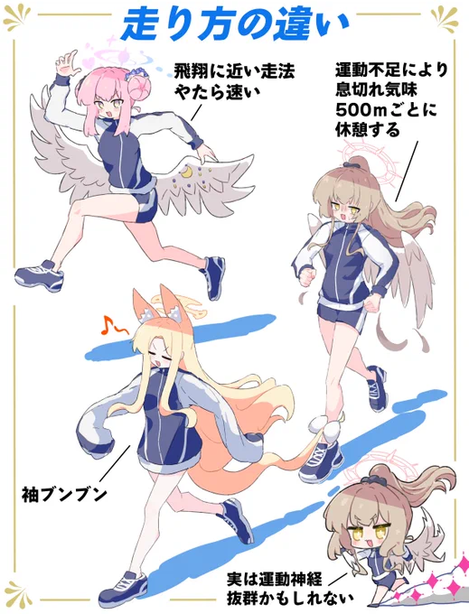 走り方の違いについて考えました 