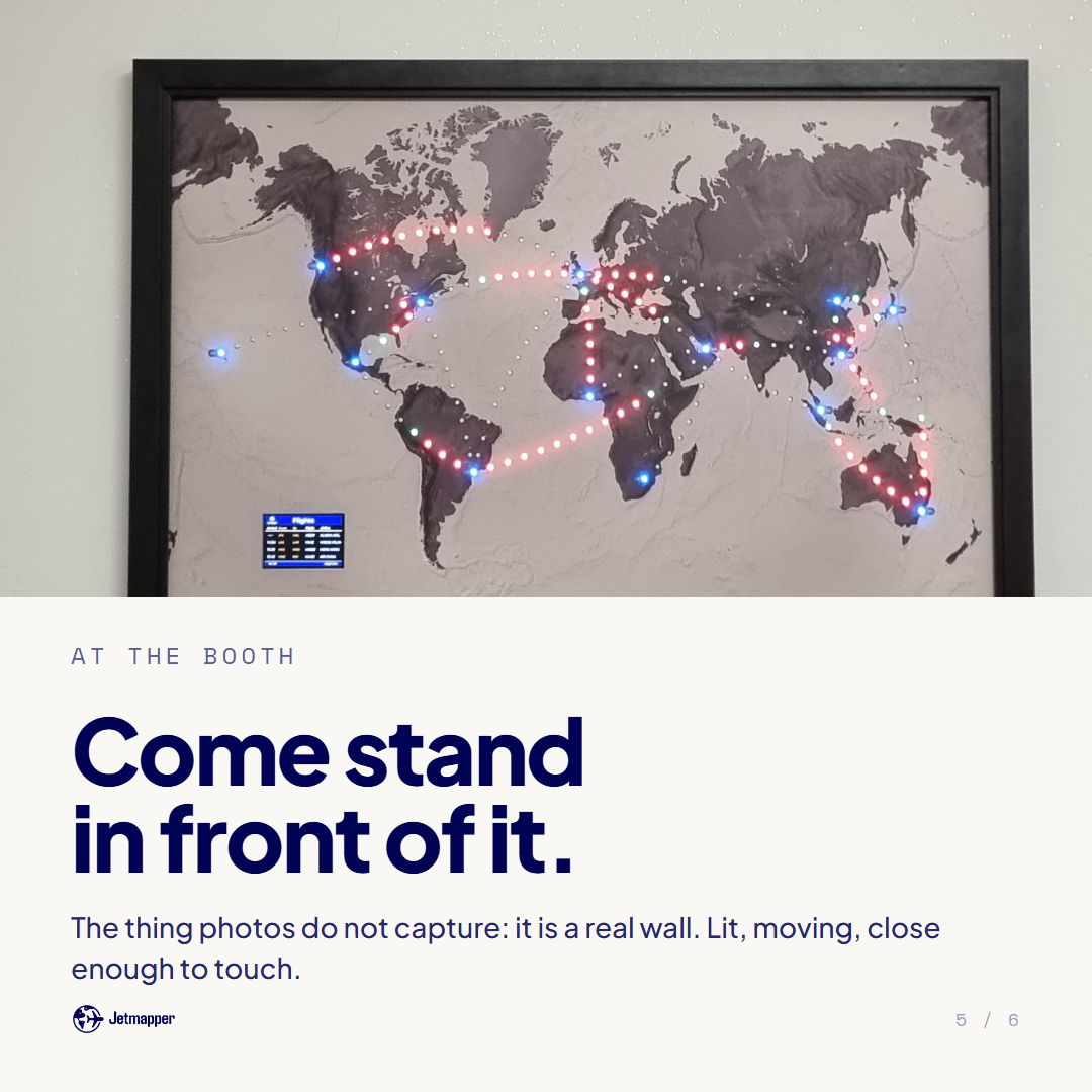 jetmapper's tweet photo. Two events in one week. Muslim Tech Fest on Saturday 6 June, then LTW from Monday at Olympia. One product, both rooms.

Decor that happens to be alive. Come stand in front of it.

Pre-launch · link in bio

@londontechweek https://t.co/odXLpiOJFO