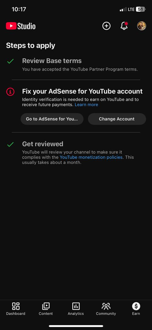 Fedora1990's tweet photo. @chrisdadiva good day boss please my brother's channel was having issues with Adsens before it was demonetized, but it has been remonetizated again this morning. Please can he should click on the change account to create a new one. What do you suggest please https://t.co/pViYixpADz