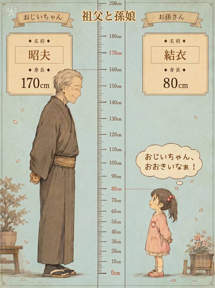 爺孫身高表