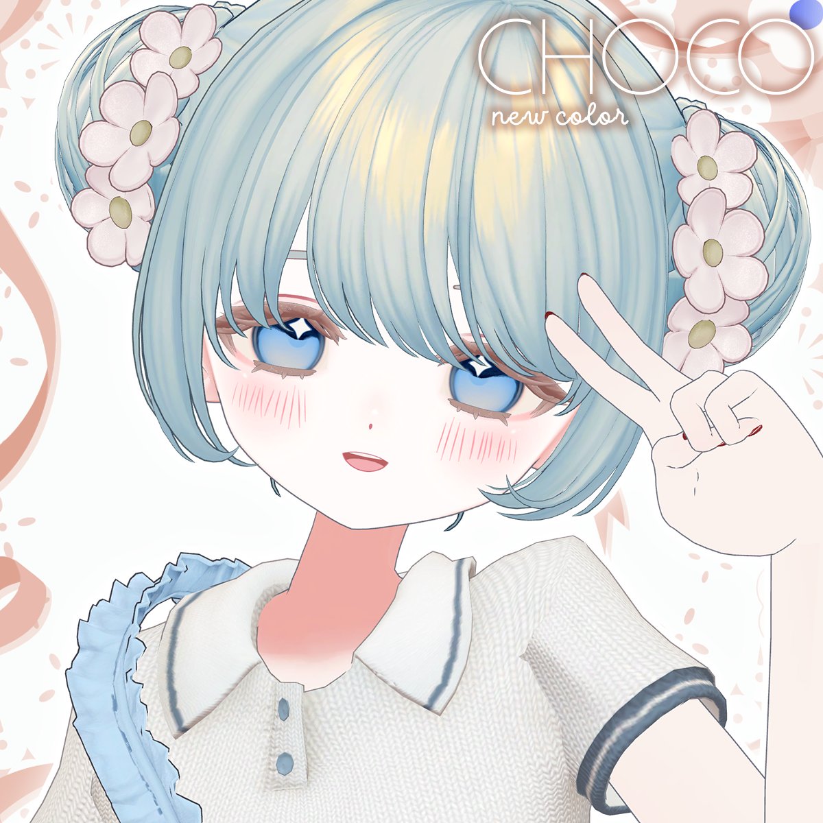 _imodo_'s tweet photo. ⋱⋱ 🍟imodo update🍟 ⋰⋰

フィユエ専用メイクアップテクスチャ
🌼Flora🩵のアップデートをいたしました✨

💚OLIVEとCHOCOのカラーが追加
🤍ボディに少し影が増えました( 1.01版 )

購入済みの方はお手数おかけいたしますが
再DLしていただけますと幸いです！

🔗https://t.co/VJGxVr8aTP

#Fyuett https://t.co/6r0tTxuR1i