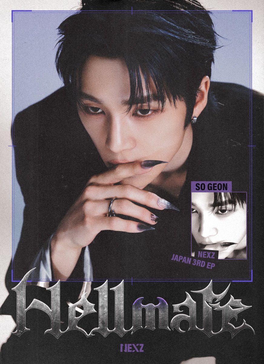 sogheon's tweet photo. ➢ 𝗡𝗘𝗫𝗭 𝗝𝗮𝗽𝗮𝗻 3𝗿𝗱 𝗘𝗣『𝗛𝗲𝗹𝗹𝗺𝗮𝘁𝗲』😈

two poster images, one cursed story.
born from shadows, raised by temptation. https://t.co/AXkUwcZbRz