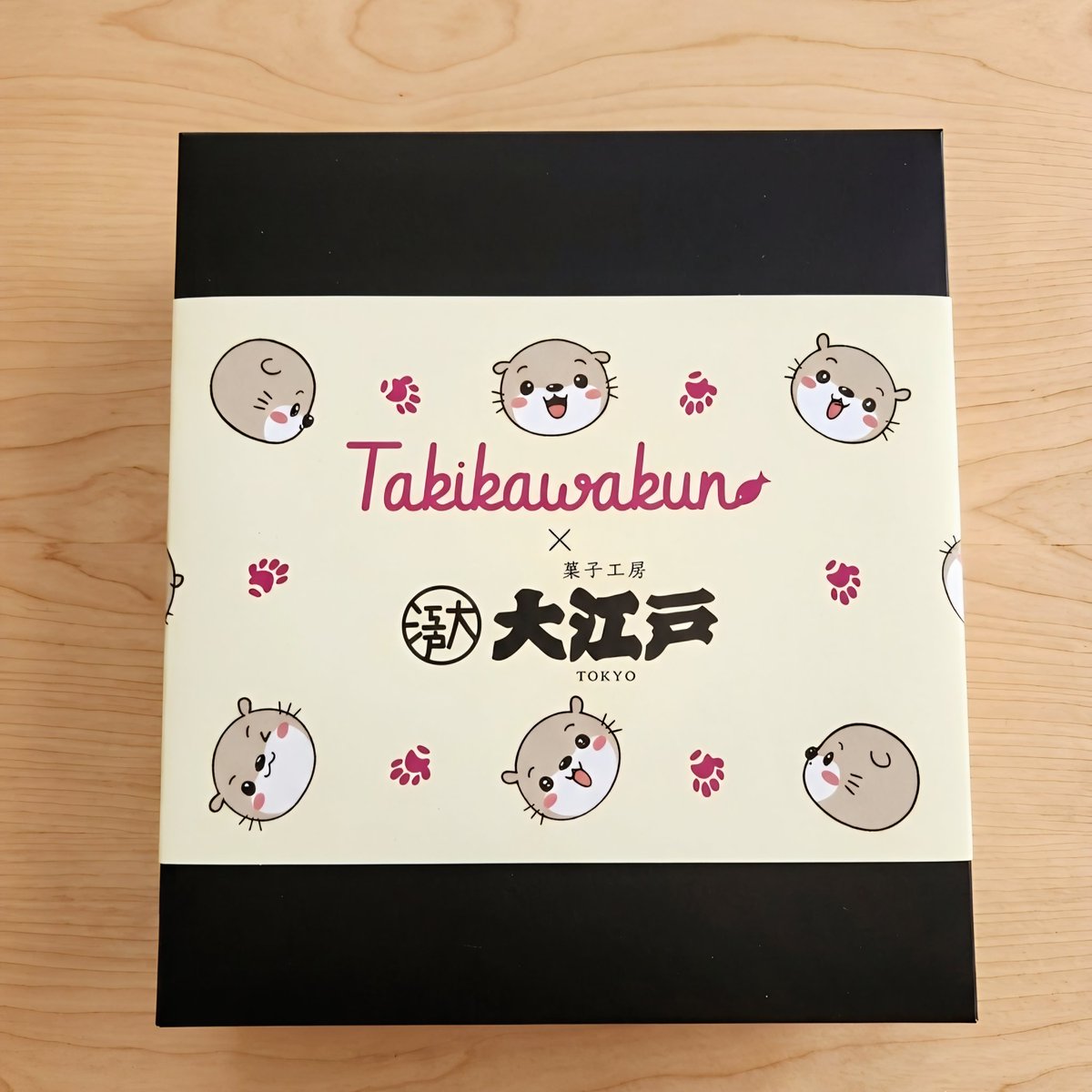 uso99776942's tweet photo. TLで見かけて即ポチっとな！
で、本日届きました😆ｶﾜｲｲ~♡

※購入のきっかけをくれたポスト主様に感謝です🙏
#たきカワくんの大江戸塩バタドラ
#たきカワくん #菓子工房大江戸
#ゆるキャラ #カワウソ #たきしん https://t.co/Y2lmQFaaYk