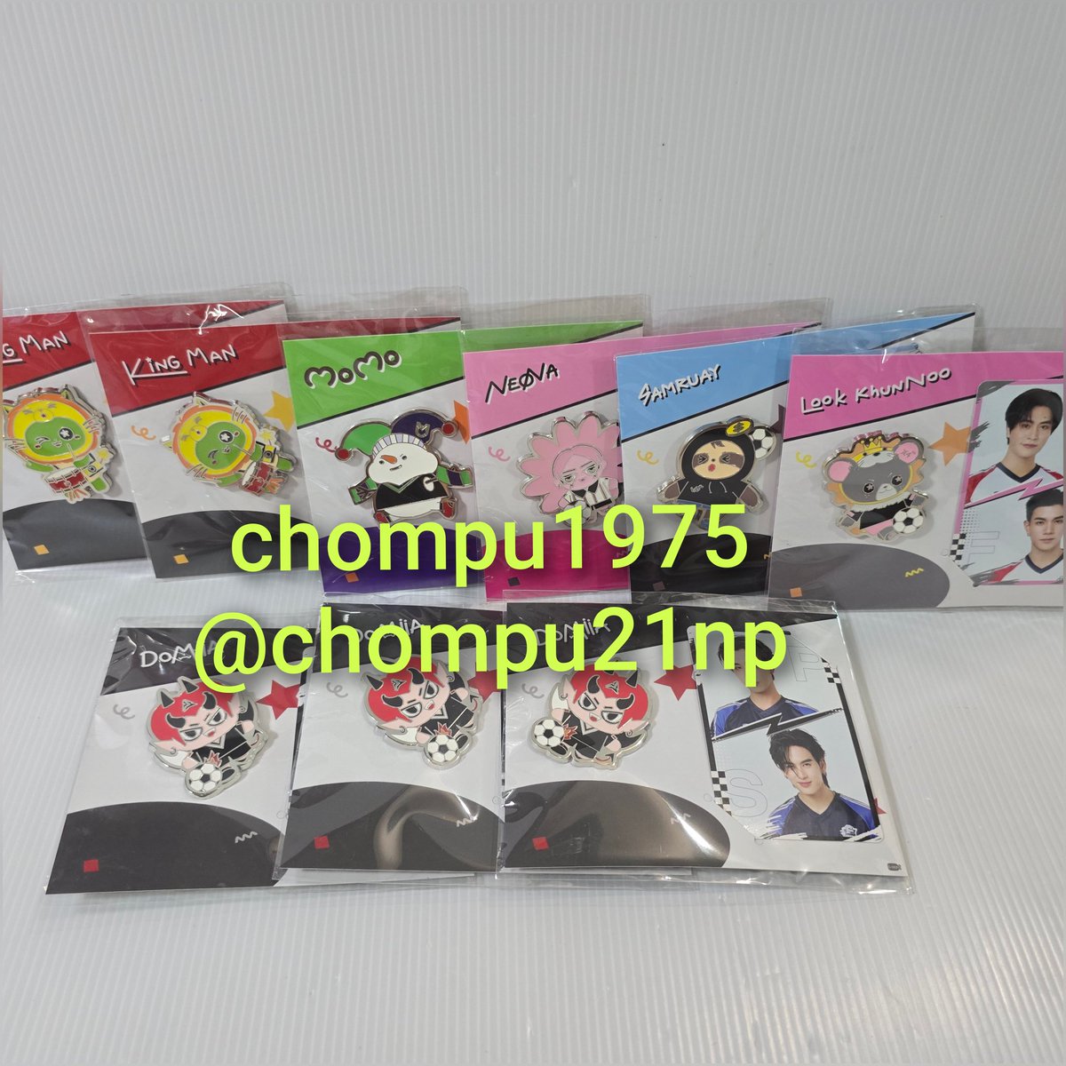 chompu21np's tweet photo. ⭐ปล่อย Pin เข็มกลัด #สตาร์ลิมปิค2025
>#โมโม่  350
>#ลูกคุณหนู   350
>#คิงแมน  390
>#นีโอน่า  390
>#สำรวย  450
>#โดเมียร์  450
**เดินทาง Ems 40
#ตลาดนัดGmm #Starlympic2025 #Momo #LookKhunnoo #Kingman #Neona #Samruay #Domiia https://t.co/MeCiEqrAJC