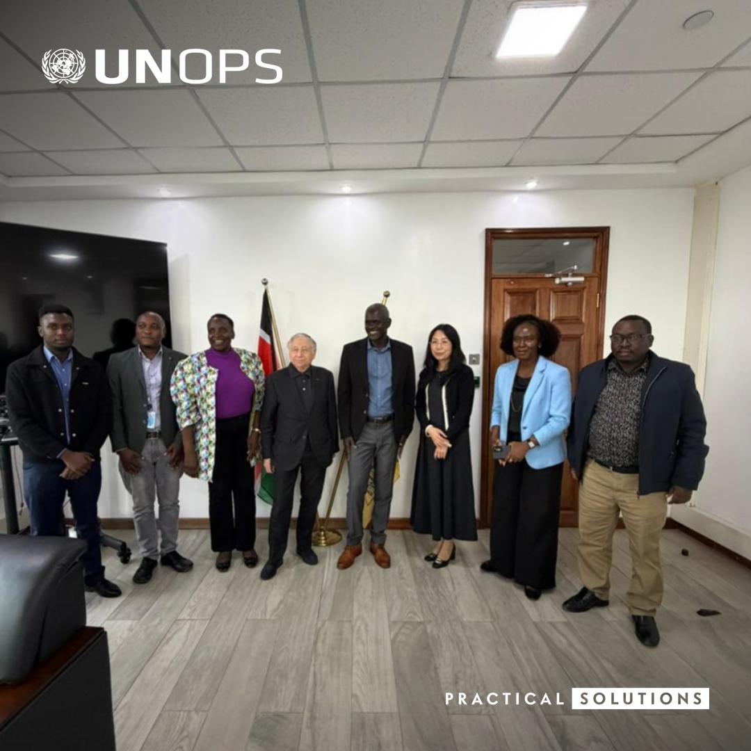 UNOPS_ESAfr's tweet photo. To drive the #RoadSafety agenda forward means saving lives, and we are committed to this! 🛣️

@UNOPS, @JeanTodt (UN Secretary-General’s Special Envoy for Road Safety), and @UnKenya met with Kenya’s National Transport and Safety Authority (NTSA) to promote safer roads for all. https://t.co/DU4zbjhits