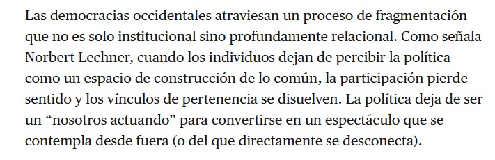 amayagarde's tweet photo. El déficit relacional de la política contemporánea.

@ElSaltoDiario https://t.co/RCsfOiYPFr