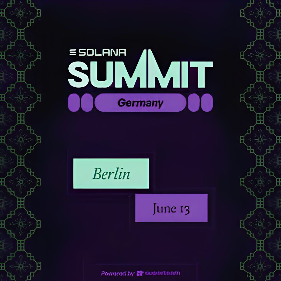shefiorg's tweet photo. Berlin is about to be the centre of the Solana world. 🌊 

Solana Summit Germany is June 13 in Berlin.

One full day of builders, founders, investors, and creators holding the conversations shaping what comes next, all in one room. 

And it's free. Register below 👇 https://t.co/TrRWwBgjcI
