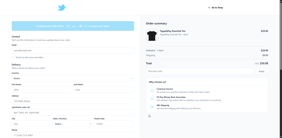 etienne_tagada's tweet photo. Funnels used to take a dev and a weekend.

Now: 4 questions, 30 seconds⚡

Tagada asks what you want → builds every page → live checkout with upsells geo-targeted 🌍 and/or A/B testing &amp; payments, all wired in. Built to scale📈

Built by a dev so you'll never need to call one🫡 https://t.co/aclmwrDQaj