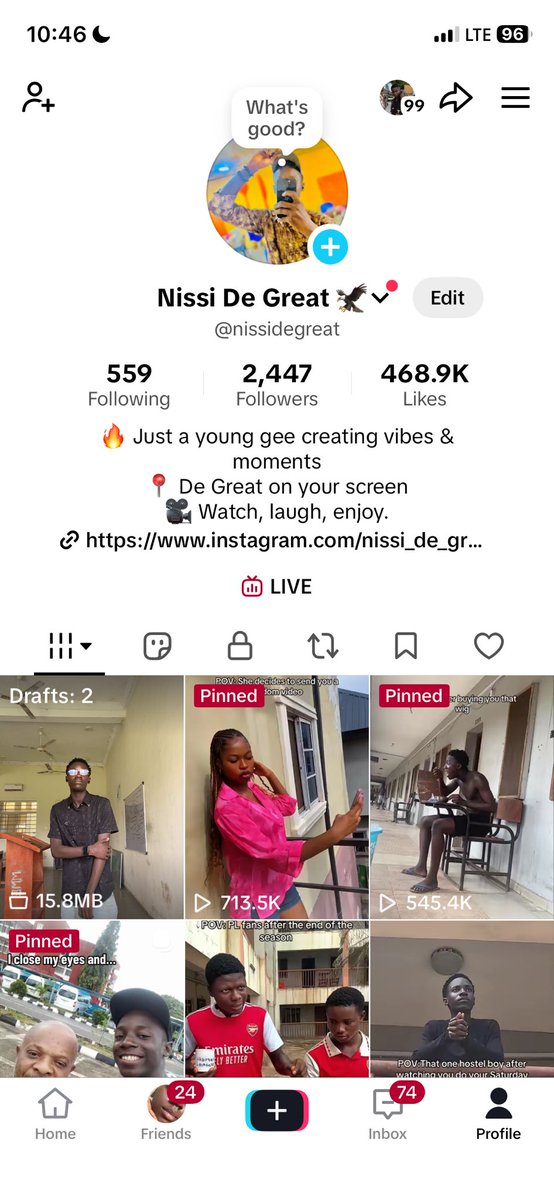 Nissidegreat's tweet photo. @1meajay Ahhhh This guy don use me collect elonfi😭😂🤲🏿…pls follow up, more content coming up https://t.co/jGFhrGivt8