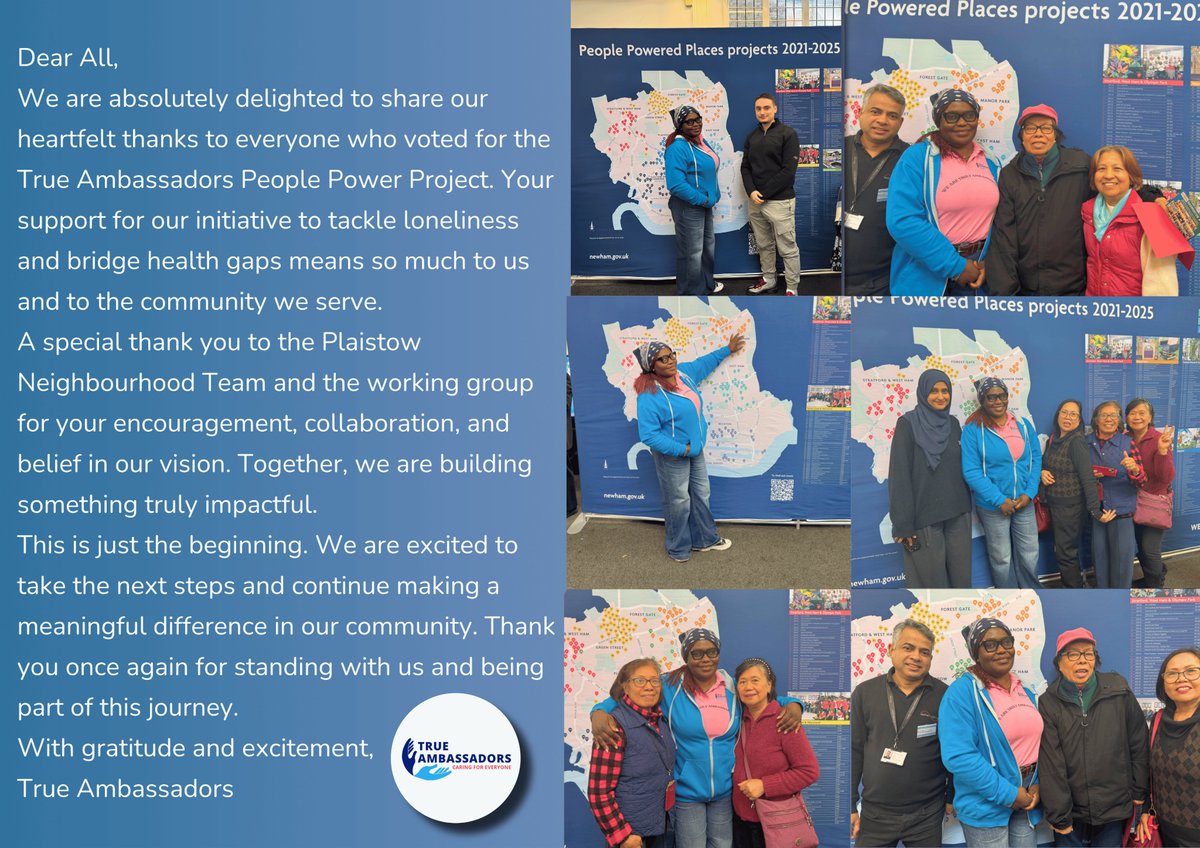 Tru_ambassadors's tweet photo. 🎉 Thank You for Your Support! 🎉

We are delighted to share that the True Ambassadors People Power Project has received incredible support from our community. 💚 https://t.co/D2itI7lyCU