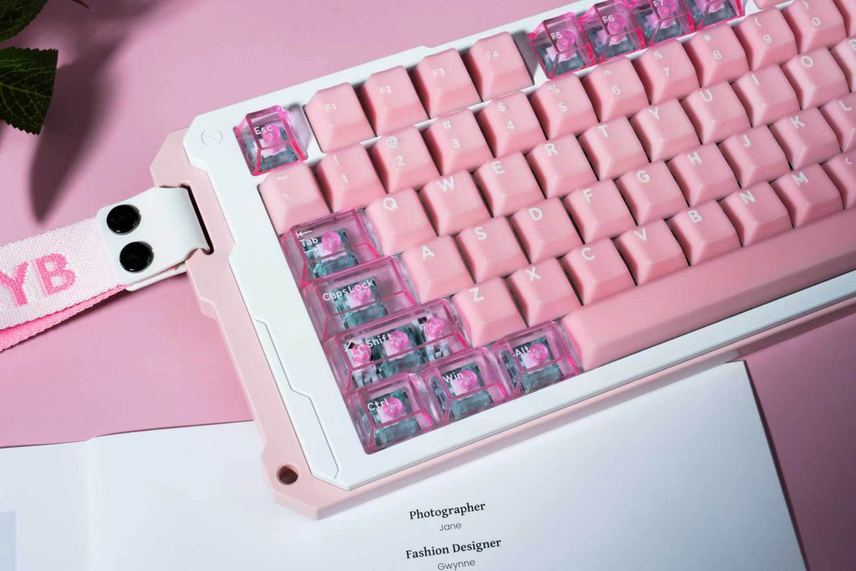 sikakeyb's tweet photo. A pink keyboard that still means business 🎀

HM80 HE features a CNC aluminum build, magnetic switches, native 8K polling, and adjustable actuation down to 0.01mm — all wrapped in a clean pink aesthetic ✨

⌨️ Sikakeyb Castle HM80HE https://t.co/pYYKG3boxs
