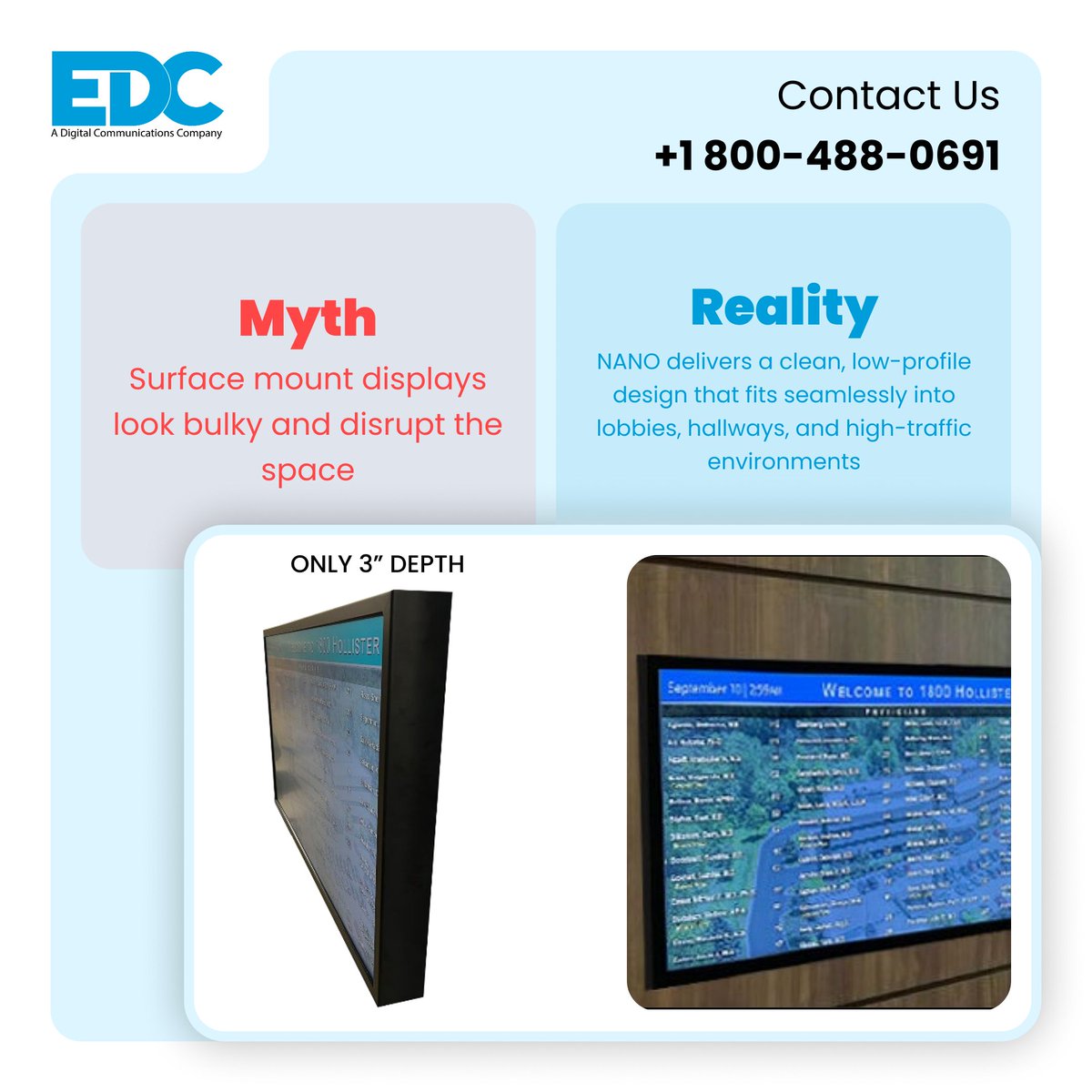 marketingedc35's tweet photo. Modern directories shouldn’t slow facilities down.
Bulky displays
Difficult installations
Outdated directory experiences
That’s the myth.
Save 20% for a limited time. 

👉 Explore smarter digital directory solutions

#DigitalSignage #Wayfinding #SmartBuildings https://t.co/BBMlmodHnW