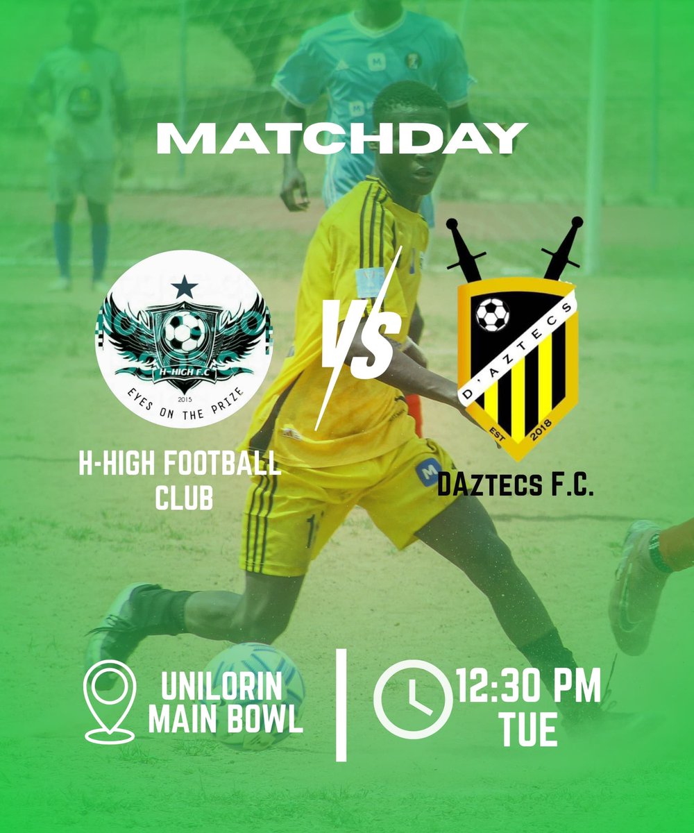 HHighfc's tweet photo. Last league game of the season✅
We face D'Aztecs FC today at the University Main Bowl.

#EyesOnThePrize https://t.co/pGzE5Rz7gm